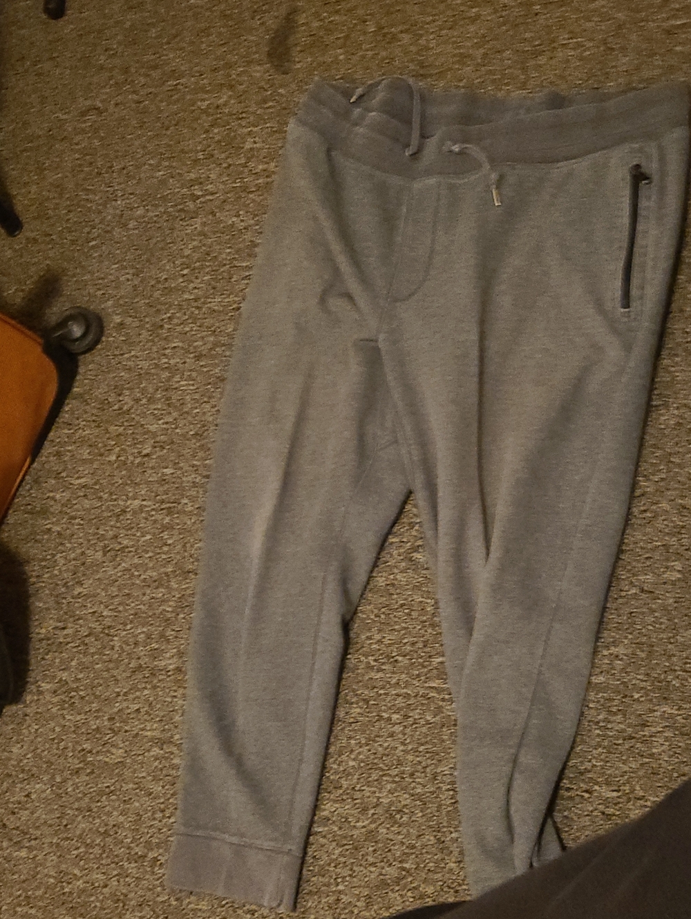 Men's Slim Fit Fleece Sweatpants - Gray